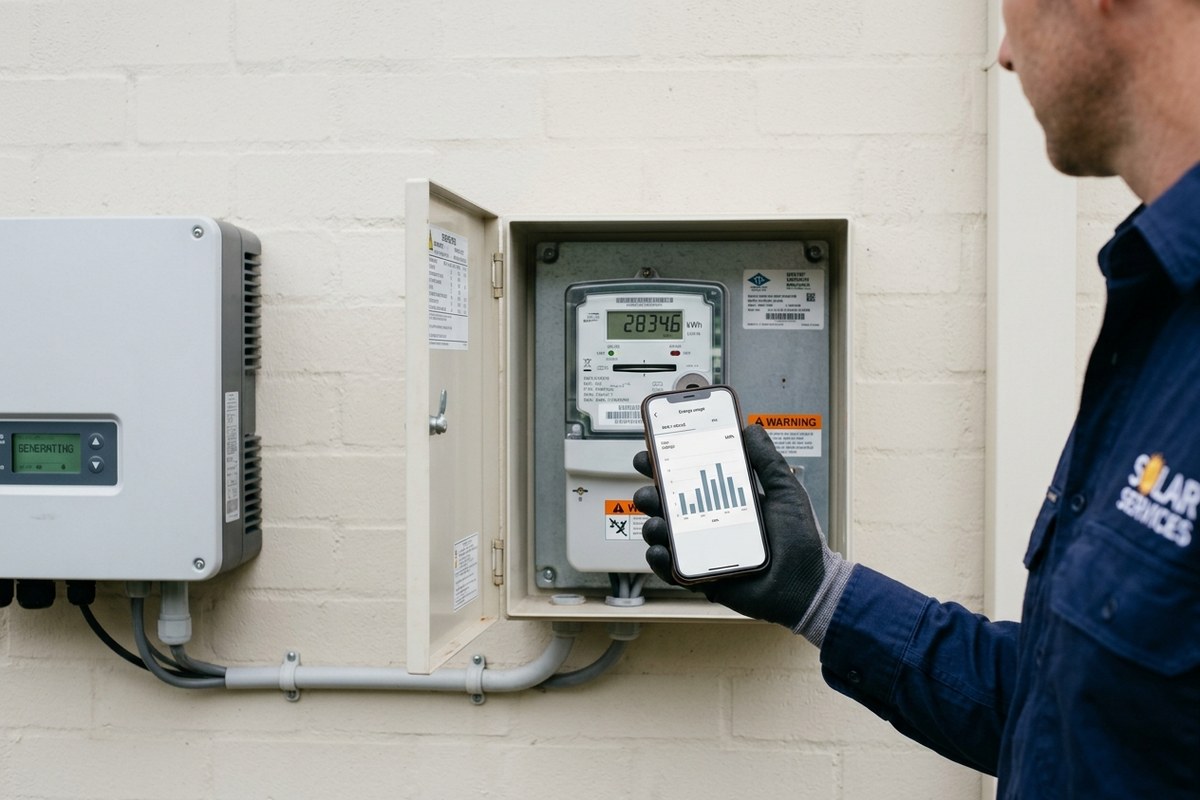 Solar Meter and Tariff Problems Versus a Real System Fault