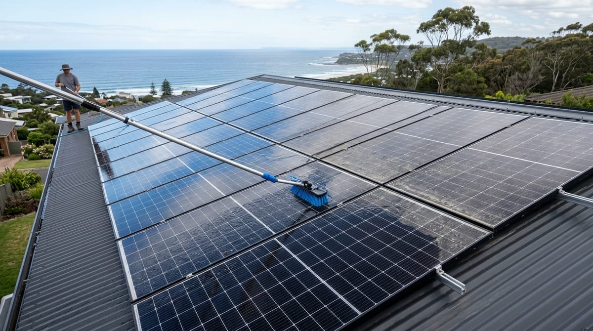 Solar Panel Cleaning & Maintenance